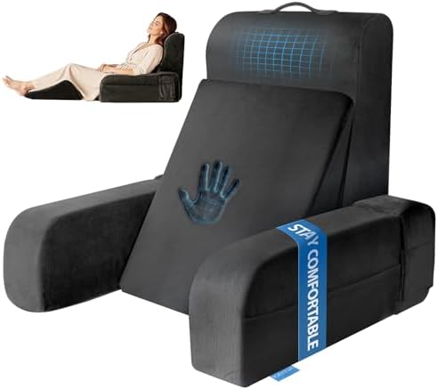 Kayfia Reading Pillow, Gel Memory Foam Back Rest Pillow by Kayfia