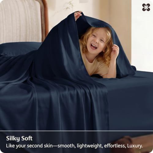 Bedsure PureWoven 100% Viscose Derived from Bamboo, King Size Sheets Set - Image 5