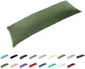TAOSON 100% Cotton 300 Thread Count Envelope Style Body Pillow Cover Pillowcase by TAOSON