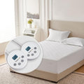 Wapaneus Heated Mattress Pad King Size 10 Heat Settings & Dual Control by Wapaneus