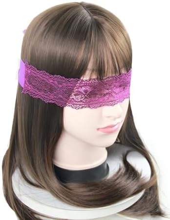 Mysterious Lace Masquerade Mask Sexy Blindfold Hollow Flower Lace Mask - Image 3