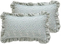 ISAENNE Vintage Linen Throw Pillow Cover by Isaennehomedecoration