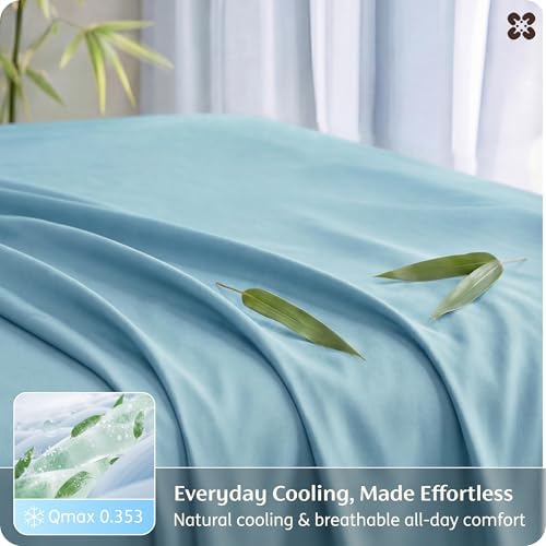 Bedsure PureWoven 100% Rayon Derived from Bamboo, Full Size Sheets - Image 4