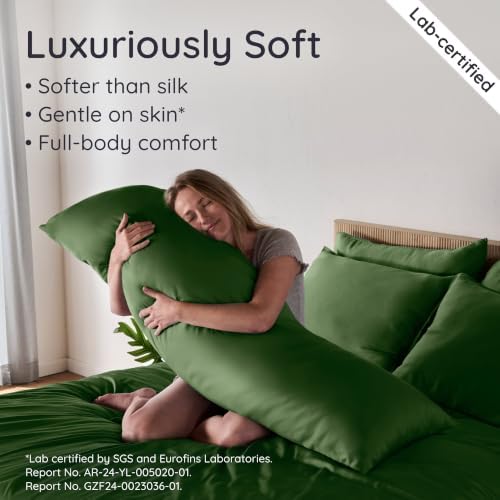 Bambaw 20x54 Body Pillow Case Cooling – 100% Viscose Derived from Bamboo - Image 4