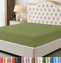 Queen Fitted Sheet, Ultra Soft Fits Up to 15 Inch Deep Pocket by UTOPIABEDDING