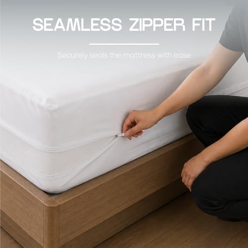 Bulk 10-Pack Hotel Full Size Mattress Encasement 100% Waterproof - Image 4