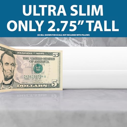 Bluewave Bedding Ultra Slim Gel Memory Foam Pillow - Image 4