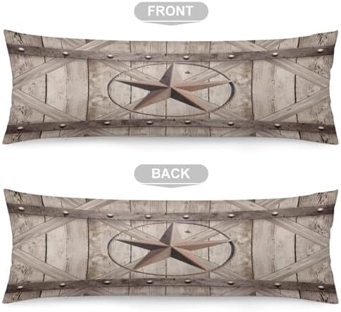 Southwestern Wood Body Pillow Cover Pillowcase - Image 3