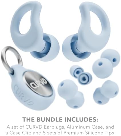 CURVD Ear Plugs for Sleeping, Noise Blocking Earplugs, 28dB SNR - Image 4