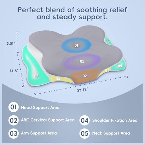 Cervical Neck Pillow, Memory Foam Pillow - Image 2