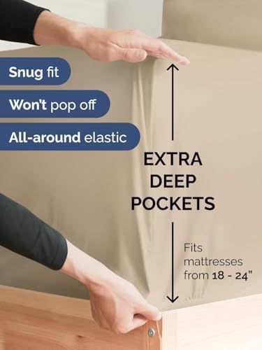 Extra Deep Twin Sheet Set - Image 3