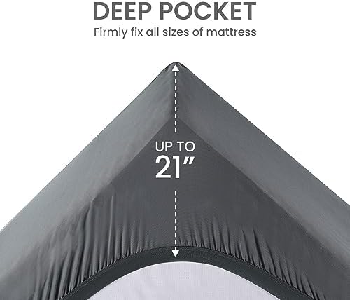 SLEEP ZONE Full Size Cooling Mattress Topper - Image 6