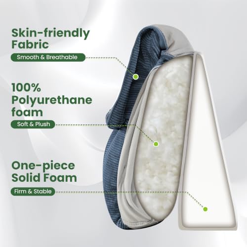 Headboard Pillow Twin, Triangle Bed Wedge Pillow - Image 4