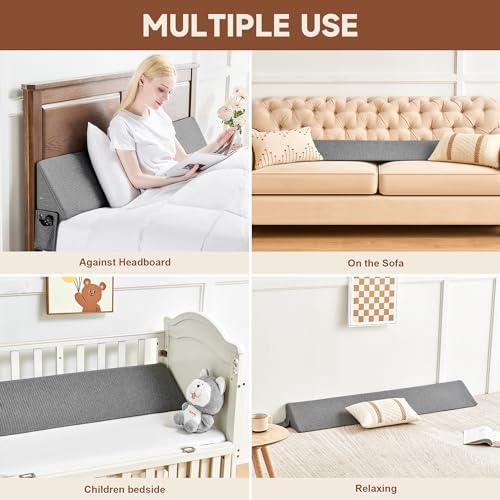 IFNOW Queen Size Bed Wedge Pillow - Image 2