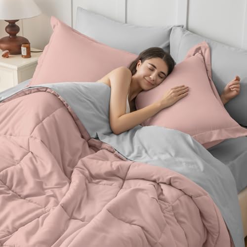 JOLLYVOGUE Twin XL Comforter Set, Ultra-Soft Bed in a Bag Twin XL Size 5 Pieces - Image 6