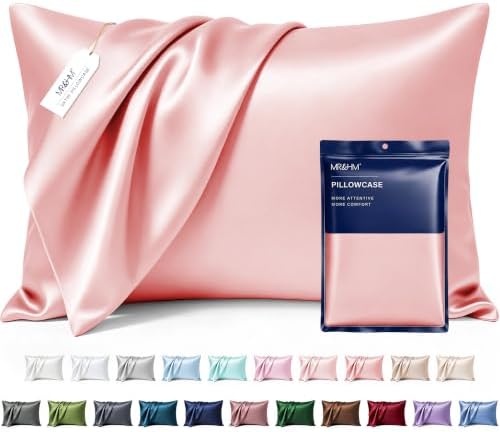 MR&HM Satin Pillowcase 2 Pack, Standard Size 20"x26" by MRHM