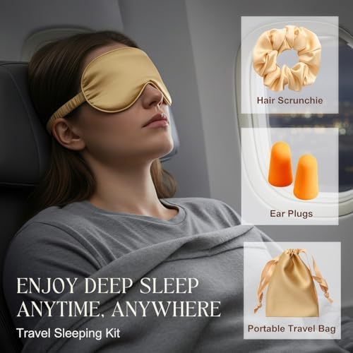 Gold Sleep Eye Mask - Image 5