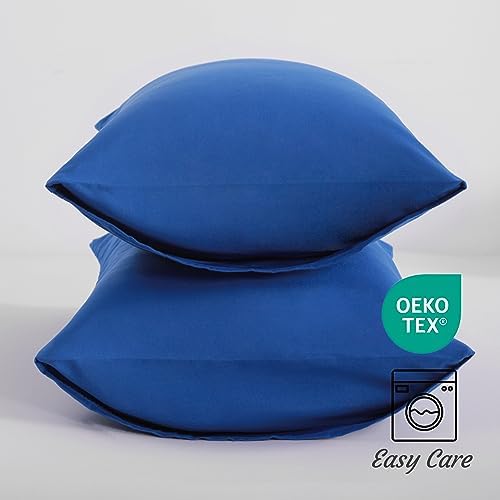 NTBAY King Microfiber Pillowcases, Royal Blue - Image 3