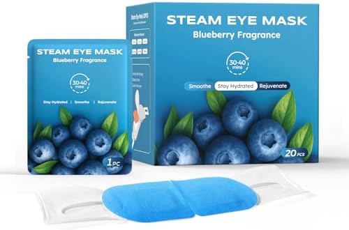 20-Pack Steam Eye Masks for Dry Eyes, Self Heating Warm Compress by ProCIV