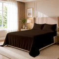 Cottingon 4 Piece Twin Sheets Fits 16" Deep, Egyptian Cotton by COTTINGON
