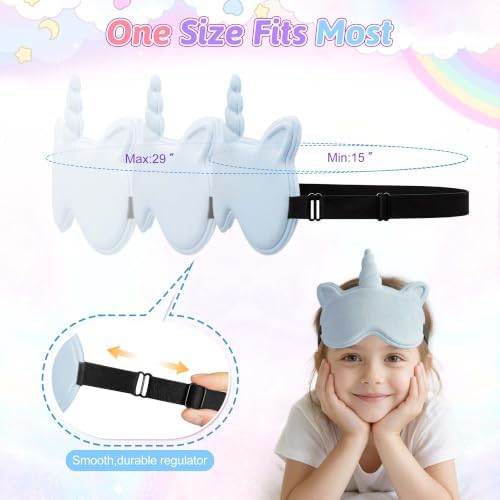 Kids Sleep Mask, Contoured 3D Sleeping Eye Mask - Image 4