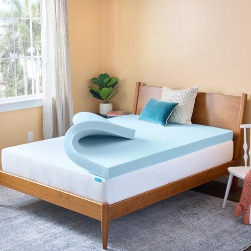 Linenspa Memory Foam Mattress Topper, Twin XL Size by Linenspa