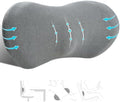 kasney Lumbar Support Pillow for Office Chair, Dark Gray by kasney