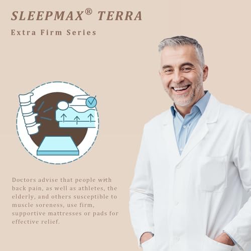 Sleepmax 3 Inch Extra Firm Mattress Topper Twin, Pain Relief Memory Foam - Image 4