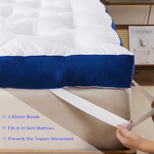WhatsBedding 5 Inch Memory Foam Mattress Topper - Image 4