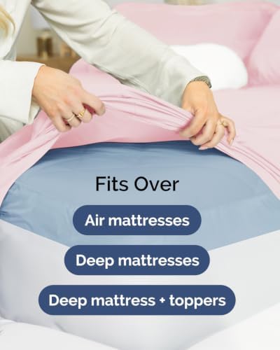 CGK Linens 2 Pack Extra Deep Queen Fitted Sheets - Image 7