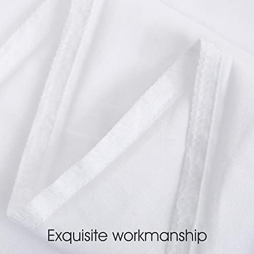 Sleep Better with White Cotton Pillowcases Set of 4 - Image 6