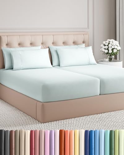 Split King 7 Piece Bed Sheet Set by CGKUnlimited