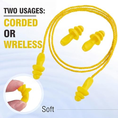 Tondiamo 200 Pairs Ear Plug Bulk - Image 3