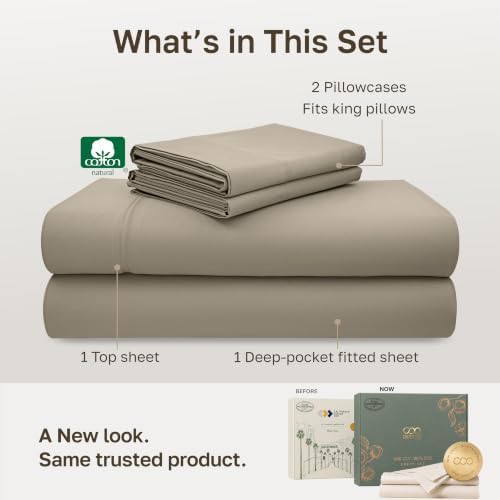 California Design Den Luxury 600 Thread Count California King Bed Sheets - Image 3
