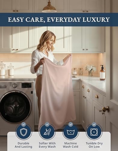 LANE LINEN Full Bed Sheets Set 100% Egyptian Cotton Sateen - Image 7