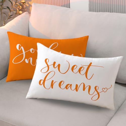 Bedding Decorative Lumbar Pillowcases Sweet Dreams Good Night Cushion Covers - Image 5
