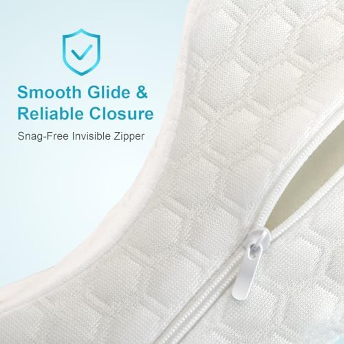 Knee Pillow Case 10" x 8" x 6", Replacement Leg Pillow Case, Knee Pillow Cover - Image 3