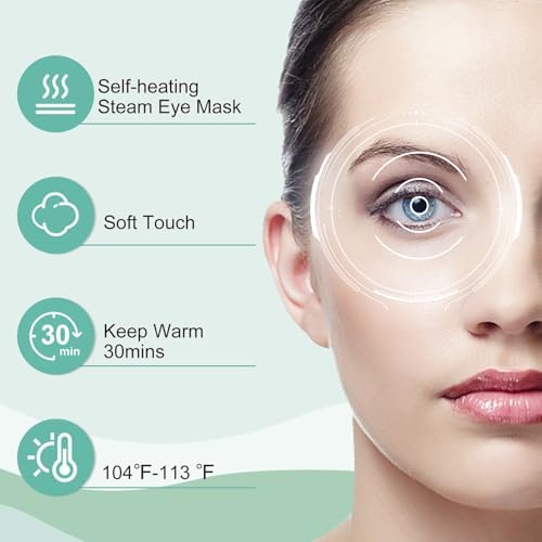 XPCARE 32 Pack Steam Eye Mask Disposable - Image 6