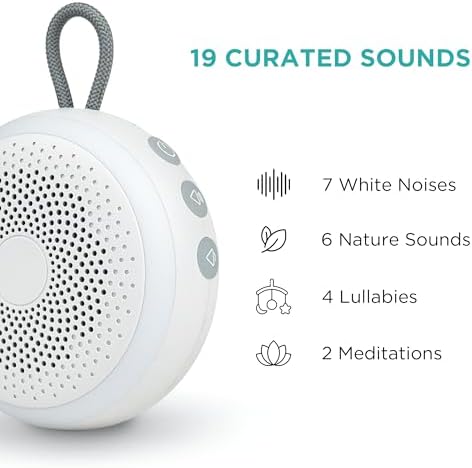 LittleHippo White Noise Machine | Portable Sound Machine - Image 5