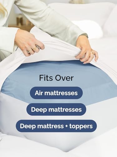 CGK Linens Extra Deep Split King Fitted Sheet Only - Image 6
