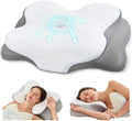 Memory Foam Pillow, 2 Heights Cervical Neck Pillow by CosBed
