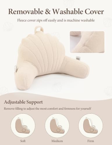 Yoofoss Reading Pillow for Bed Sitting up, Backrest Pillows - Image 4