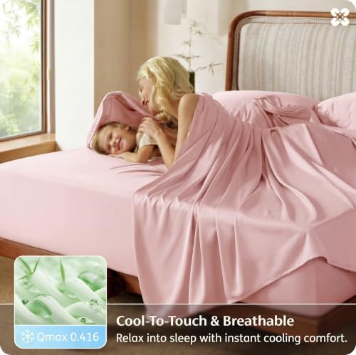 Bedsure PureWoven 100% Viscose Derived from Bamboo, King Size Sheets Set - Image 4