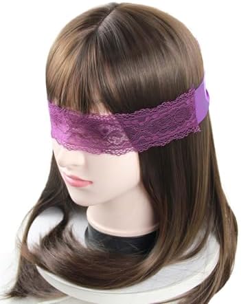 Mysterious Lace Masquerade Mask Sexy Blindfold Hollow Flower Lace Mask - Image 5