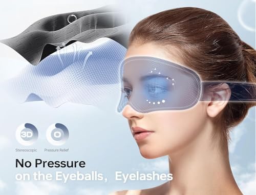 TOPOINT Sleep Mask Headphones Bluetooth 5.4, 3D Eye Mask - Image 3