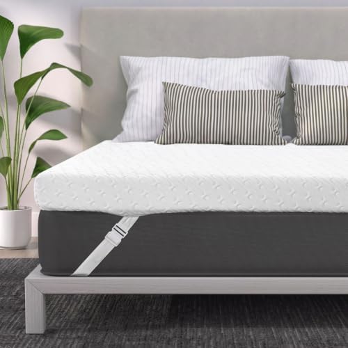 VALUXE 4 Inch Gel Memory Foam Mattress Topper King Size by VALUXE