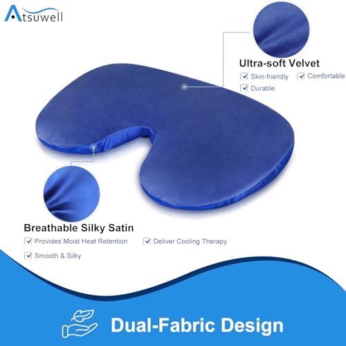 Atsuwell Sinus Mask Microwavable, Heated Eye Masks - Image 2