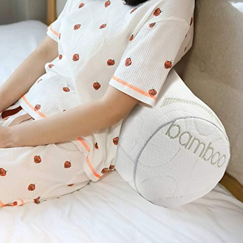 Kingnex Bolster Roll Pillow for Sleeping on Back or Side Under Knee to Relief - Image 5