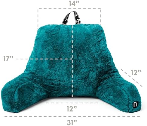 Nestl Fur Reading Pillow, Stylish Back Pillow - Image 3