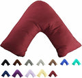 TAOSON 100% Cotton 300 Thread Count V-Shaped Pillow Case by TAOSON